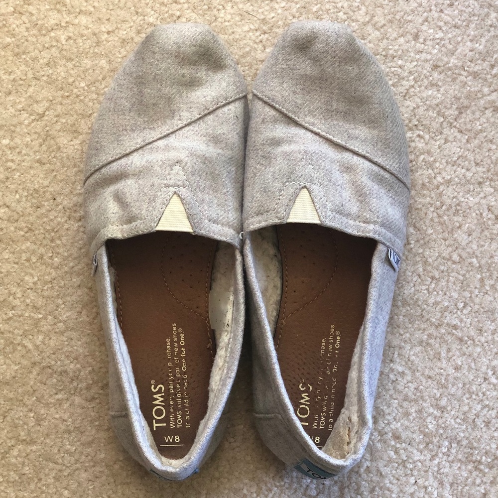 TOMS Classic Faux Shearling Lined Slip-On Shoe